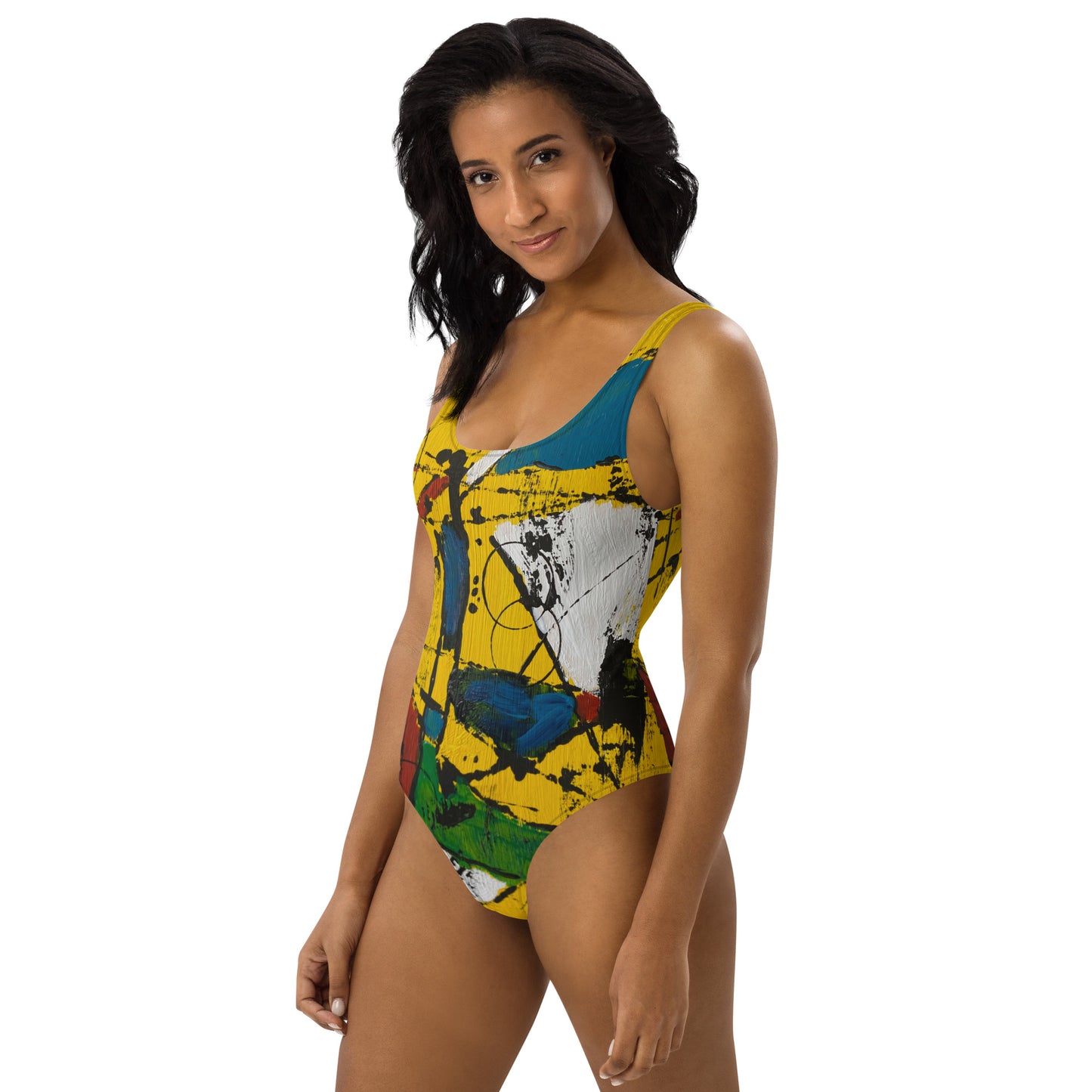 “Marble Mania” One-Piece Swimsuit