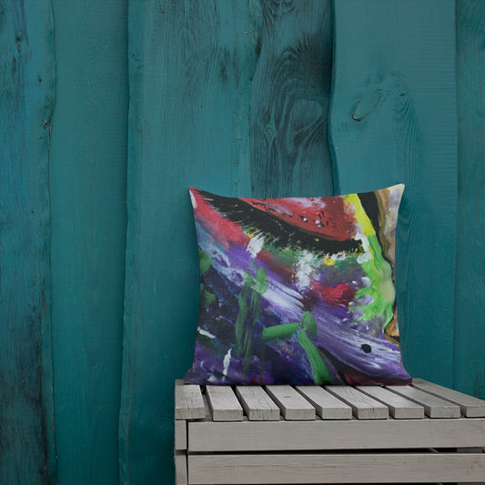 “I Dream In Colors” Throw Pillow