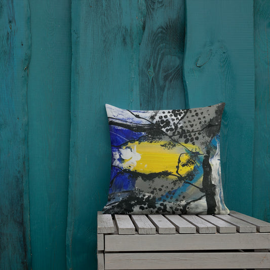 “Illuminating Skies I” Throw Pillow